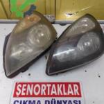 RENAULT CLİO ORİJİNAL SOL FAR SİYAH VE GRİ İÇ