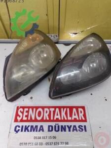 RENAULT CLİO ORİJİNAL SOL FAR SİYAH VE GRİ İÇ