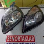 RENAULT CLİO SIFIR SOL ÖN FAR SİYAH VE GRİ İÇ