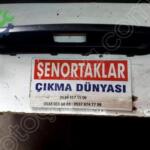 RENAULT CLIO, SYMBOL ORİJİNAL ARKA BAGAJ BANDI