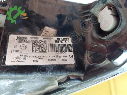 Renault Megane Mercekli Far 260100767R çıkma parça