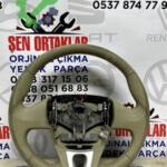 RENAULT MEGANE 3 FLUENCE ORİJİNAL BEJ DİREKSİYON SİMİDİ