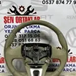 RENAULT MEGANE 3 FLUENCE ORİJİNAL BEJ DİREKSİYON SİMİDİ