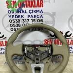 RENAULT MEGANE 3 FLUENCE ORİJİNAL BEJ DİREKSİYON SİMİDİ