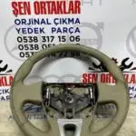 RENAULT MEGANE 3 FLUENCE ORİJİNAL BEJ DİREKSİYON SİMİDİ