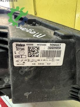 Renault Megane Sol Ön Far 260609985R çıkma parça