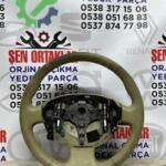 RENAULT SCENİC 2 MEGANE 2 ORJİNAL BEJ DİREKSİYON SİMİDİ