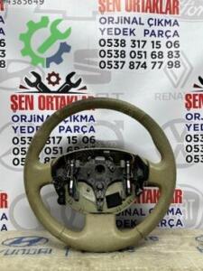 RENAULT SCENİC 2 MEGANE 2 ORJİNAL BEJ DİREKSİYON SİMİDİ