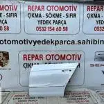 passat cc sol arka kapı beyaz orijinal çıkma