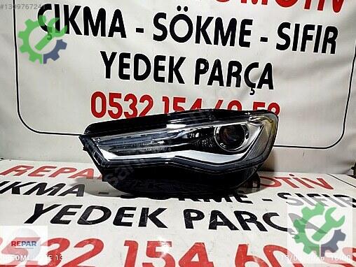 Audi A6 Sol Ön Far 2013-18 çıkma parça