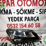 skoda superb sağ far orijinal çıkma halojen 2015-20
