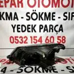 skoda superb sağ far orijinal çıkma halojen 2015-20