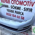 vw golf 7 ön tampon beyaz sökme orijinal dolu 2013-17