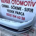 vw golf 7 ön tampon beyaz sökme orijinal dolu 2013-17