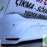 seat leon arka tampon beyaz dolu orijinal 2013-20 5f0807417