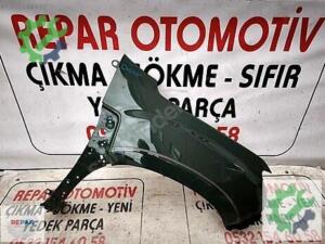 daica duster 2 sağ ön çamurluk yeşil rötuşluk 2018-4