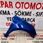 renault clio 5- 5,5 çamurluk sağ ön mavi hatasız orijinal çıkma