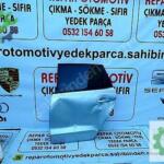 Vw polo sol arka kapı kolu komple, cam krikosu sol arka cam ori