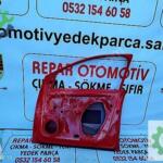 Vw polo sağ ön kapı kırmızı orijinal çıkma 2010-17 uyumlu