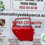 Vw polo sağ arka kapı kırmızı orijinal çikma 2010-17 uyumlu