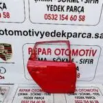 Vw polo sağ arka kapı kırmızı orijinal çikma 2010-17 uyumlu