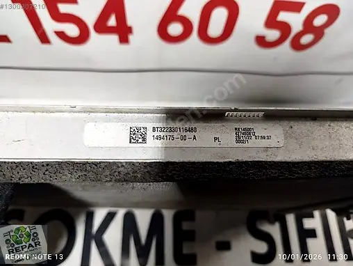 Tesla Model Y Su Radyatörü 1494175-00-A çıkma parça