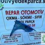 Seat İbiza sol ön çamurluk 2013-2017 orijinal çıkma mavi göçüklü