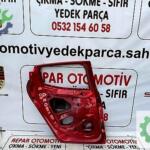 Renault clio 5 sol arka kapı kırmızı orijinal çıkma 2019-25 uyum
