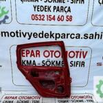 Renault clio 2 symbol sol arka kapı kırmızı orijinal çıkma 2000-
