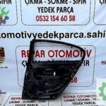 fluence sağ arka kapı siyah orijinal çıkma
