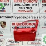 Renault clio 5 sol ön kapı kırmızı orijinal çıkma 2019-25