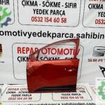 Dacia sandero 3 sol ön kapı turuncu orijinal çıkma 2021-2025