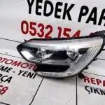 renault megane 4 touch sol far sarı soket krom çerçeveli orijina