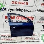 Renault megane 4 sağ ön kapı mavi orijinal çıkma 2016-24