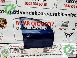Renault megane 4 sağ ön kapı mavi orijinal çıkma 2016-24