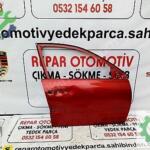 Renault megane 2 sağ ön kapı kırmızı orijinal çıkma 2004-2012 uy