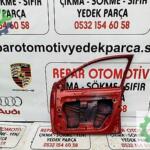 Renault megane 2 sağ ön kapı kırmızı orijinal çıkma 2004-2012 uy