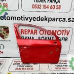 Renault clio 5 sağ ön kapı kırmızı orijinal çıkma 2019-25 uyumlu