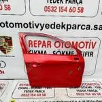 Renault clio 5 sağ ön kapı kırmızı orijinal çıkma 2019-25 uyumlu