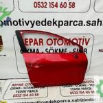 Renault clio 4 sağ ön kapı kırmızı orijinal çıkma 2013-19 uyumlu