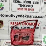 Renault clio 4 sağ ön kapı kırmızı orijinal çıkma 2013-19 uyumlu