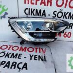 Megane 4 sağ far faz2 krom çerçeveli sarı soket orijinal