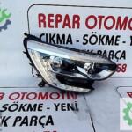 Megane 4 sağ far faz2 krom çerçeveli sarı soket orijinal
