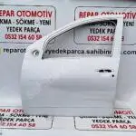 Dacia duster sol ön kapı 2009-2017 orijinal çıkma beyaz