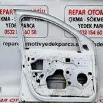 Dacia duster sol ön kapı 2009-2017 orijinal çıkma beyaz