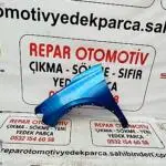 vw id4 sol ön çamurluk mavi orijinal boyasız düzelir göçüklük