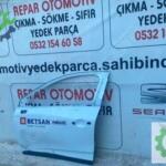 Renault Clio 5 sol ön kapı beyaz orijinal çıkma
