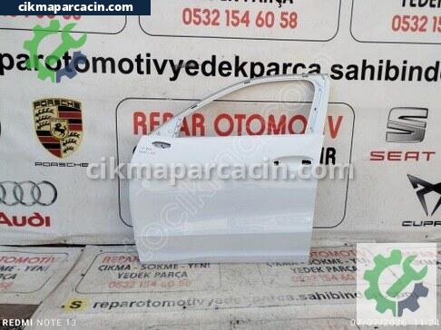 Volkswagen T-Roc Sol Ön Kapı çıkma parça