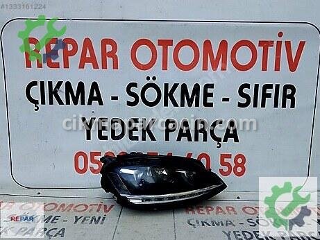 Volkswagen Golf Sağ Ön Far çıkma parça