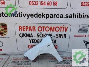 Fiat egea sol ön çamurluk beyaz orjinal çıkma